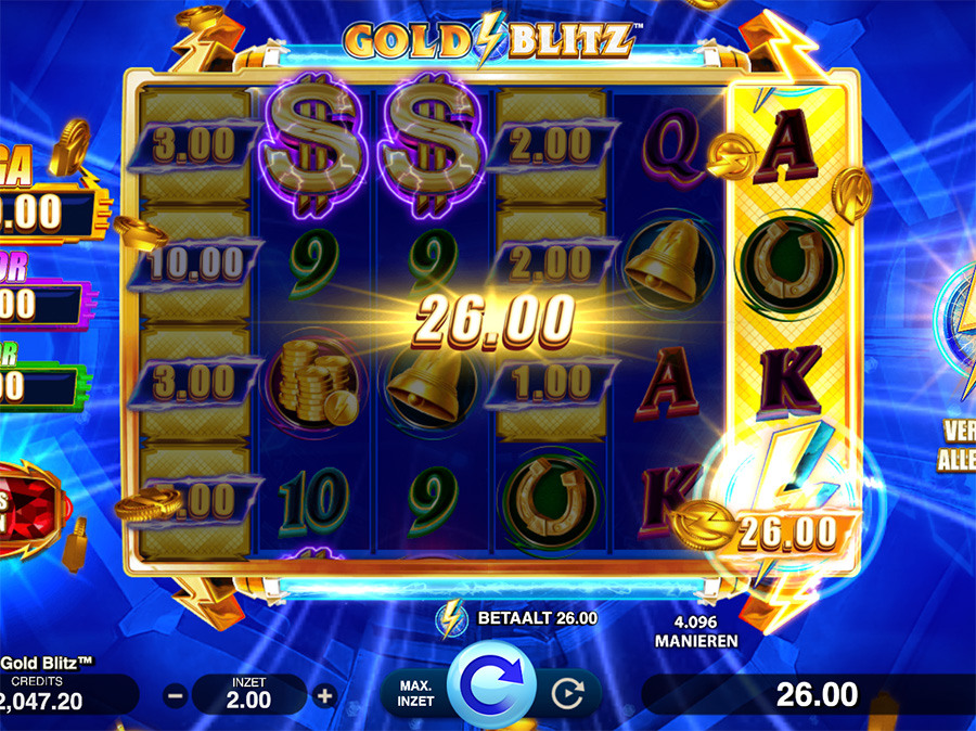 Gold blitz casino game